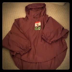 New with tag North Face crop anorak - rose color